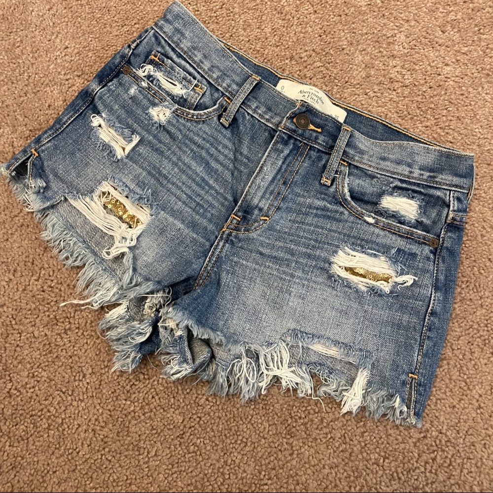 Abercrombie jean shorts